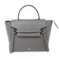 CELINE Handbag 189153ZVA.10DC Grain Calfskin Leather gray micro belt bag