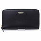 BURBERRY Long Wallet Purse 80840411 leather black Zip Around mens(Unisex)