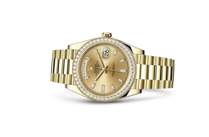 RLX Day-Date 40 Ref 228348 DiamondDial8 Bezel
