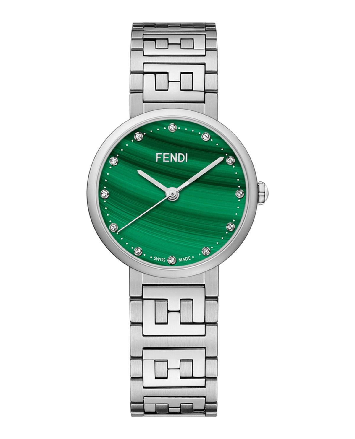Fendi Womens Forever Fendi Stainless Steel 29mm Bracelet Fashion Watch Rovelle Bags