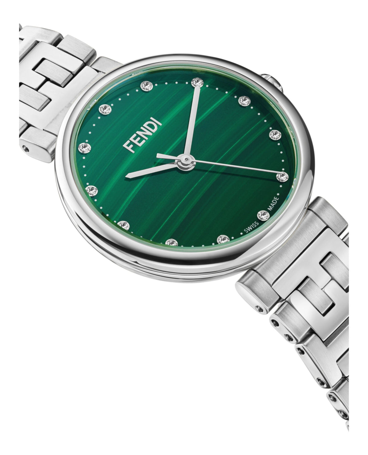 Fendi Womens Forever Fendi Stainless Steel 29mm Bracelet Fashion Watch Rovelle Bags