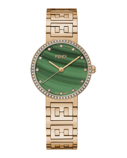 Fendi Womens Rose Gold 28mm Bracelet Fashion Watch Rovelle Bags