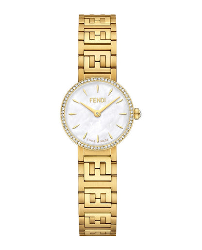 Fendi Womens Gold 19mm Bracelet Fashion Watch Rovelle Bags