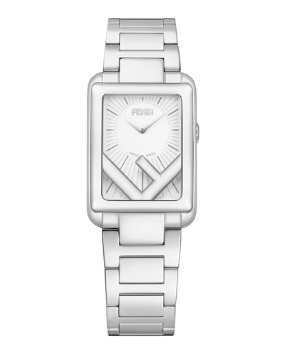Fendi Womens Run Away Stainless Steel 32mm Bracelet Fashion Watch Rovelle Bags