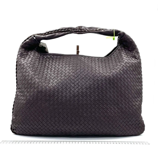 Bottega Veneta Hobo Bag Large Dark Brown Lambskin leather