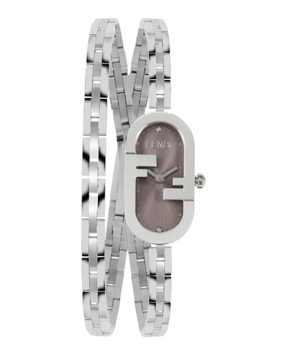 Fendi Womens Stainless Steel 14.8mm Bracelet Fashion Watch Rovelle Bags
