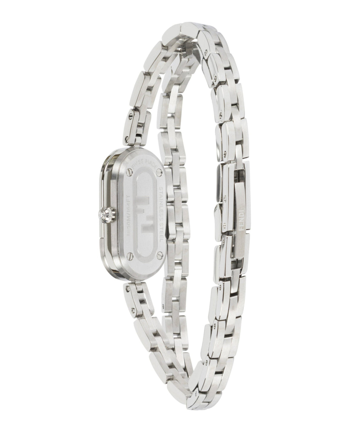 Fendi Womens Stainless Steel 14.8mm Bracelet Fashion Watch Rovelle Bags