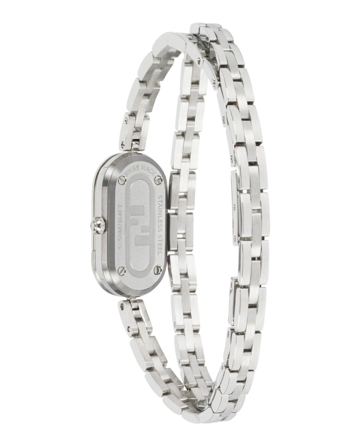 Fendi Womens Stainless Steel 14.8mm Bracelet Fashion Watch Rovelle Bags