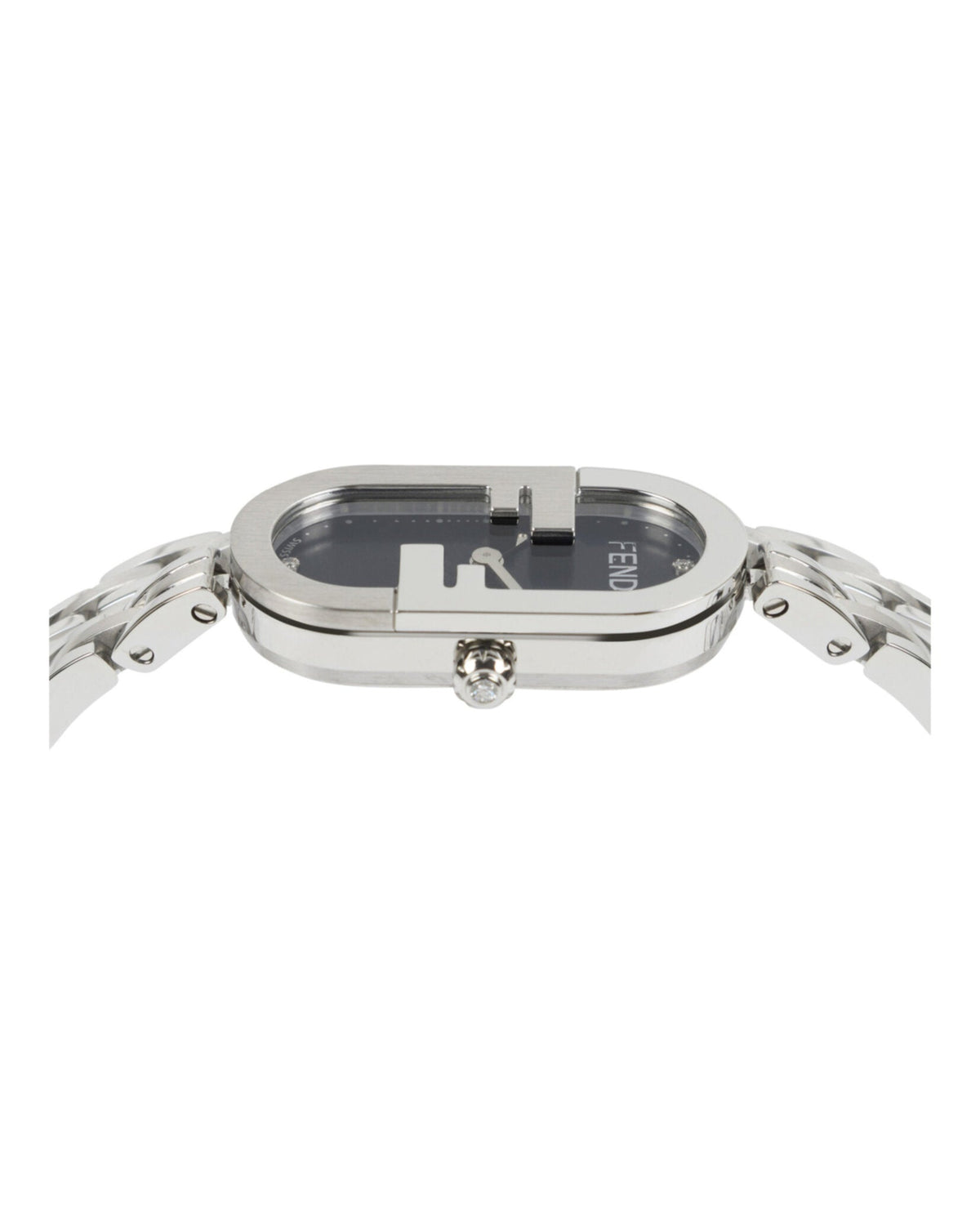 Fendi Womens Stainless Steel 14.8mm Bracelet Fashion Watch Rovelle Bags