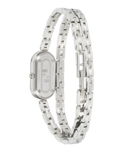 Fendi Womens Stainless Steel 14.8mm Bracelet Fashion Watch Rovelle Bags