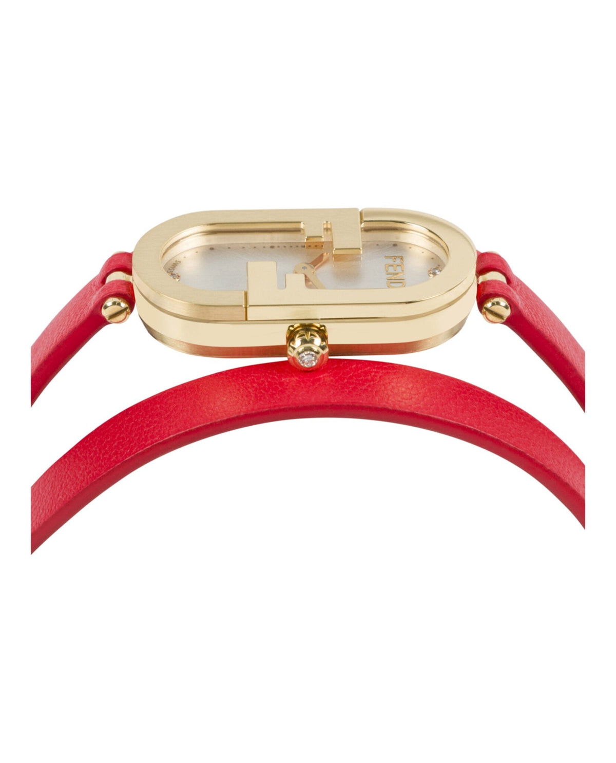 Fendi Womens Gold 14.8mm Strap Fashion Watch Rovelle Bags
