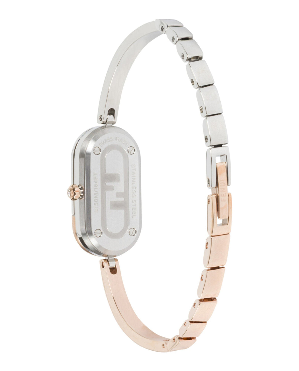 Fendi Womens Two Tone 14.8mm Bracelet Fashion Watch Rovelle Bags