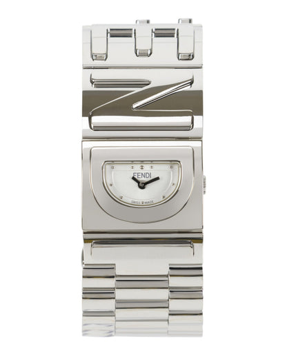 Fendi Womens Stainless Steel 22.25mm Bracelet Fashion Watch Rovelle Bags