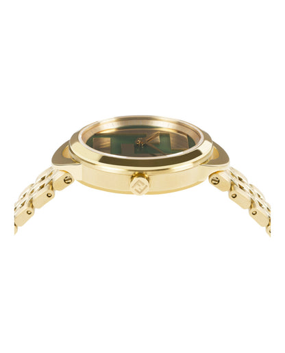 Fendi Womens Gold 30mm Bracelet Fashion Watch Rovelle Bags