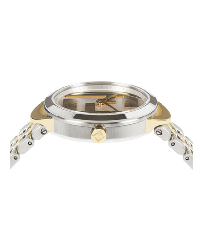 Fendi Womens Two Tone 30mm Bracelet Fashion Watch Rovelle Bags