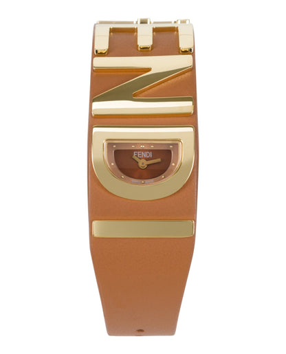 Fendi Womens Gold 22.25mm Strap Fashion Watch Rovelle Bags