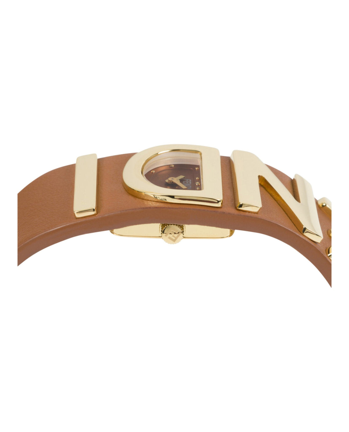Fendi Womens Gold 22.25mm Strap Fashion Watch Rovelle Bags