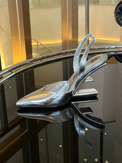 Fendi First Heel Slingbacks