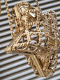 Chanel Luxury Leather Gold Handbag Style 6 Rovelle Bags
