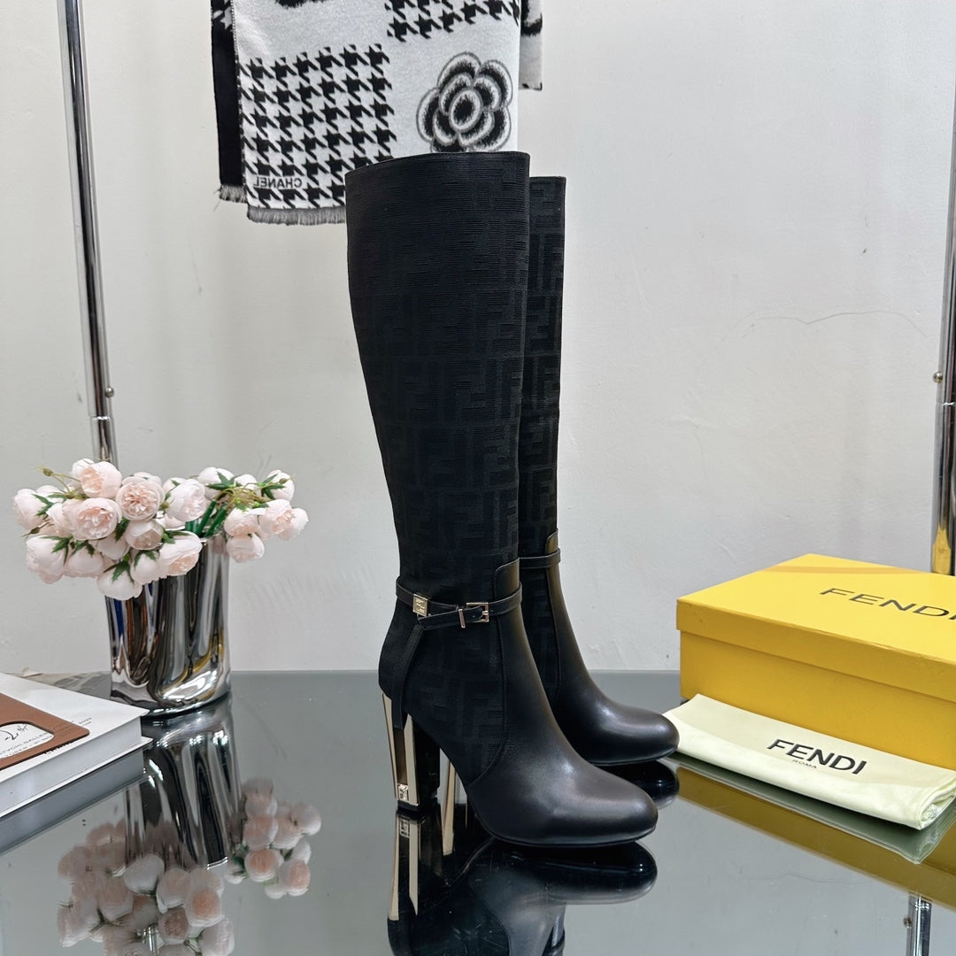 Fendi Delfina Knee High Boots