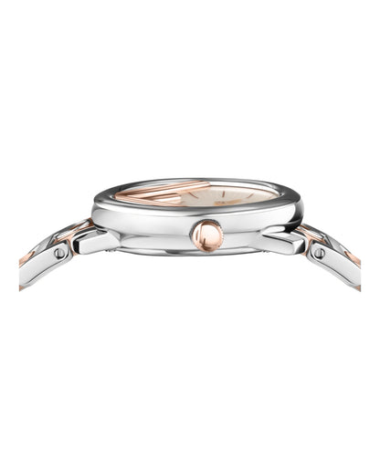 Fendi Womens Run Away Two Tone 36mm Bracelet Fashion Watch Rovelle Bags