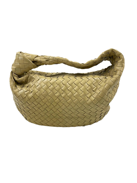 Bottega Veneta Jodie Small Beige Lambskin Leather