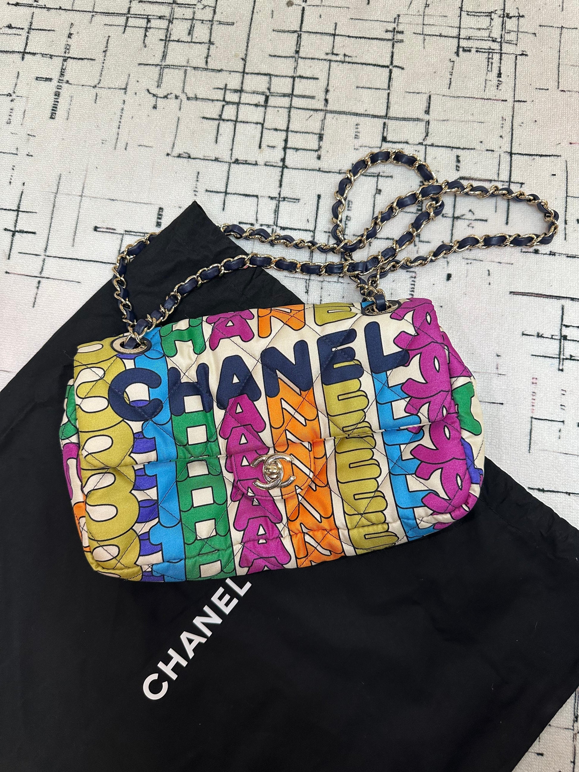 Chanel Luxury Leather Gold Shoulder Bag Style 3 Rovelle Bags