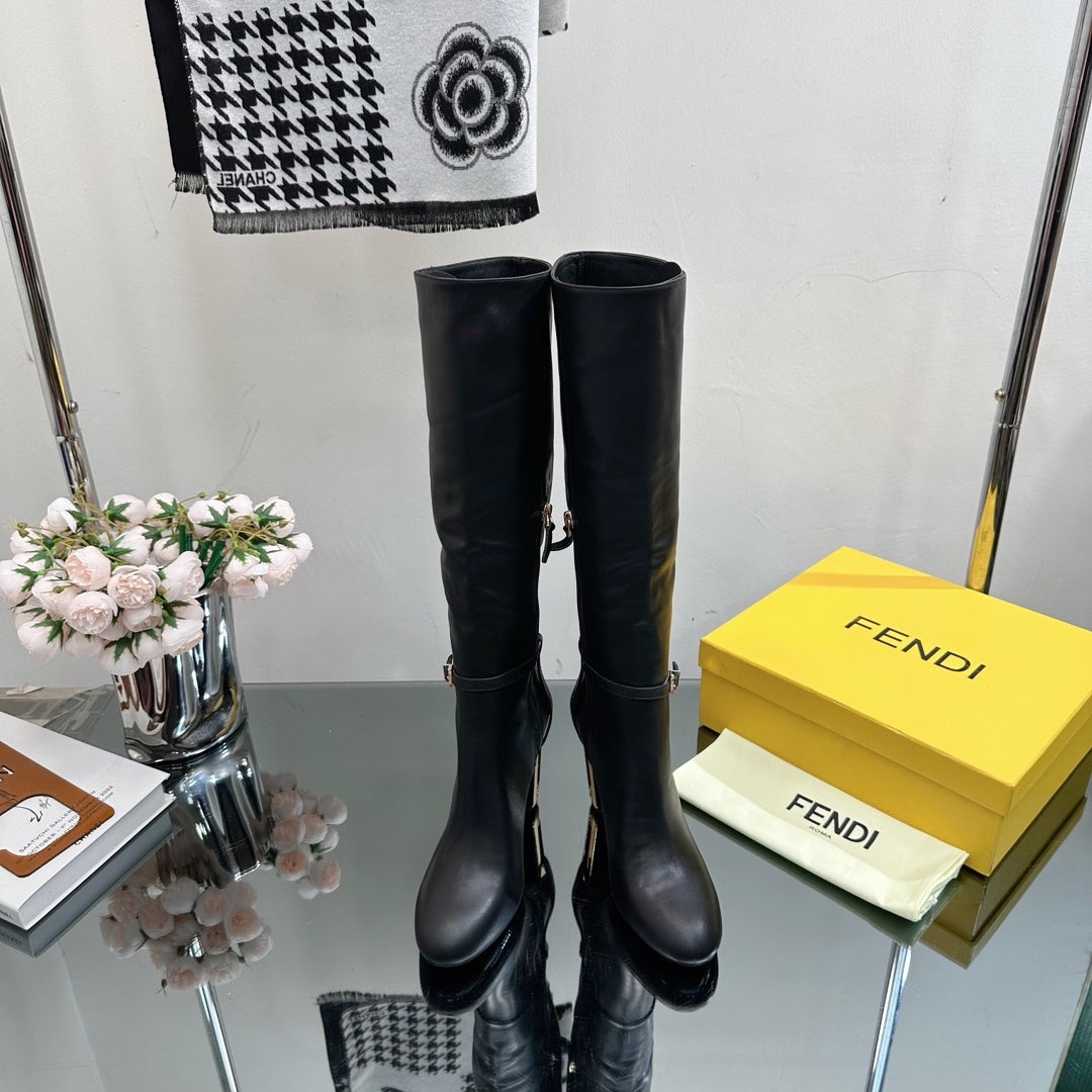 Fendi Delfina Knee High Boots