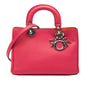 Pink Dior Mini Leather Diorissimo Satchel Rovelle Bags