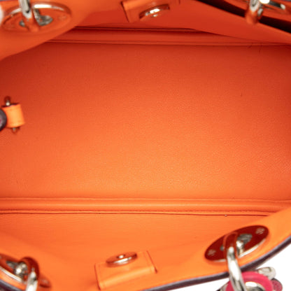 Pink Dior Mini Leather Diorissimo Satchel Rovelle Bags