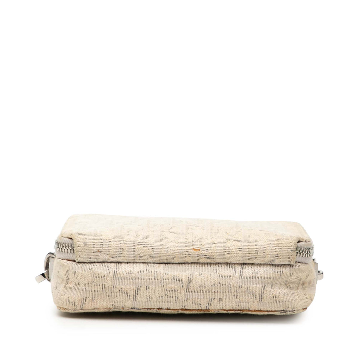 Beige Dior Oblique Canvas Double Zip Crossbody Rovelle Bags