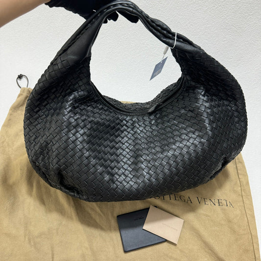 Bottega Veneta Belly Hobo Intrecciato Black Large 50cm