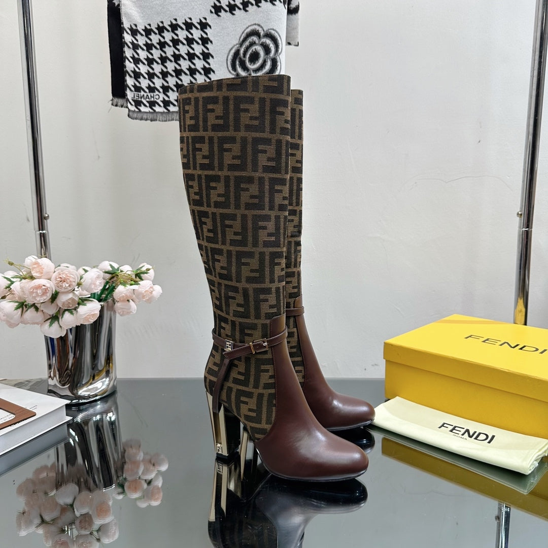 Fendi Delfina Knee High Boots