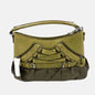 Dior Corset Dark Green Lizard-skin Leather and Satin Lace-up Ballet Bag Rovelle Bags