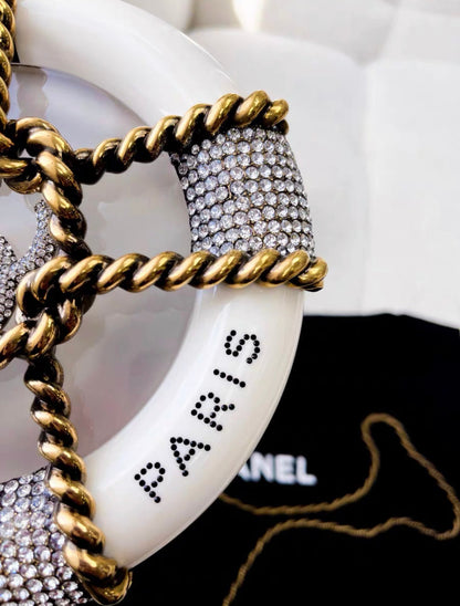 Chanel Luxury Leather Gold Handbag Rovelle Bags