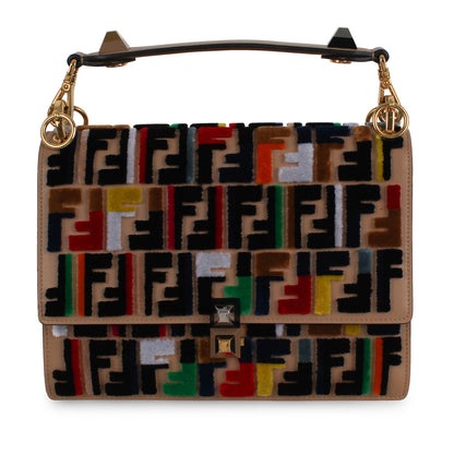 Fendi Kan I Leather Red Crossbody Style 4 Rovelle Bags