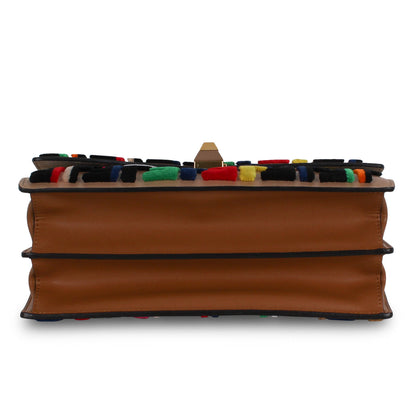 Fendi Kan I Leather Red Crossbody Style 4 Rovelle Bags