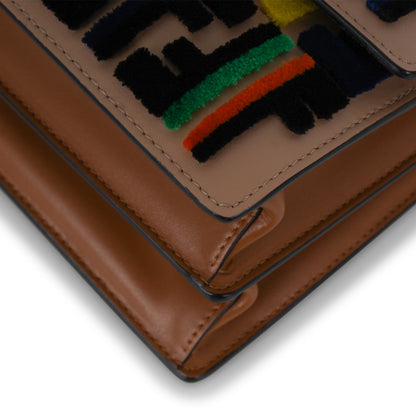 Fendi Kan I Leather Red Crossbody Style 4 Rovelle Bags