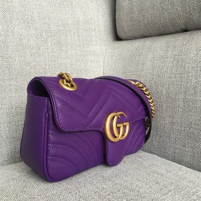 Gucci Marmont Small Matelassé Shoulder Bag