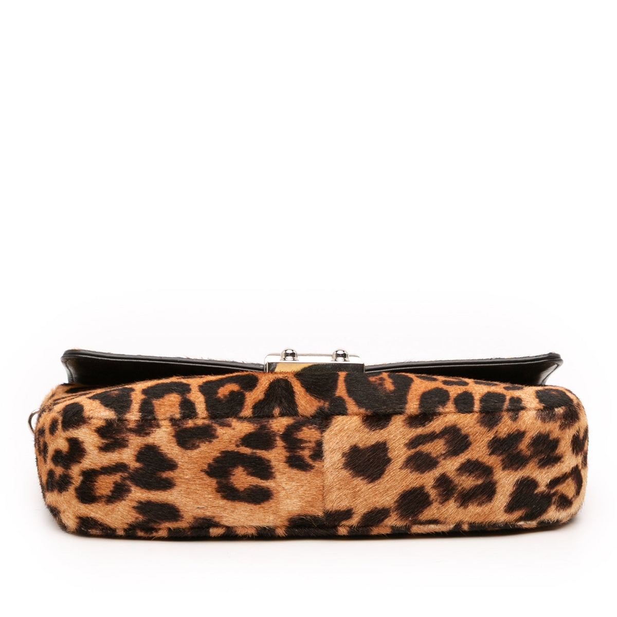 Brown Dior Leopard Print Pony Hair Miss Dior Chain Flap Crossbody Bag Rovelle Bags