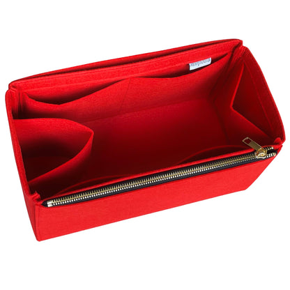 Organizer for [Sunshine Small, Fendi] Bag Insert (Felt, Full-width Zip and Open Pocket) Rovelle Bags