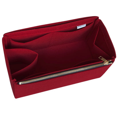 Organizer for [Sunshine Mini, Fendi] Bag Insert (Felt, Full-width Zip and Open Pocket) Rovelle Bags