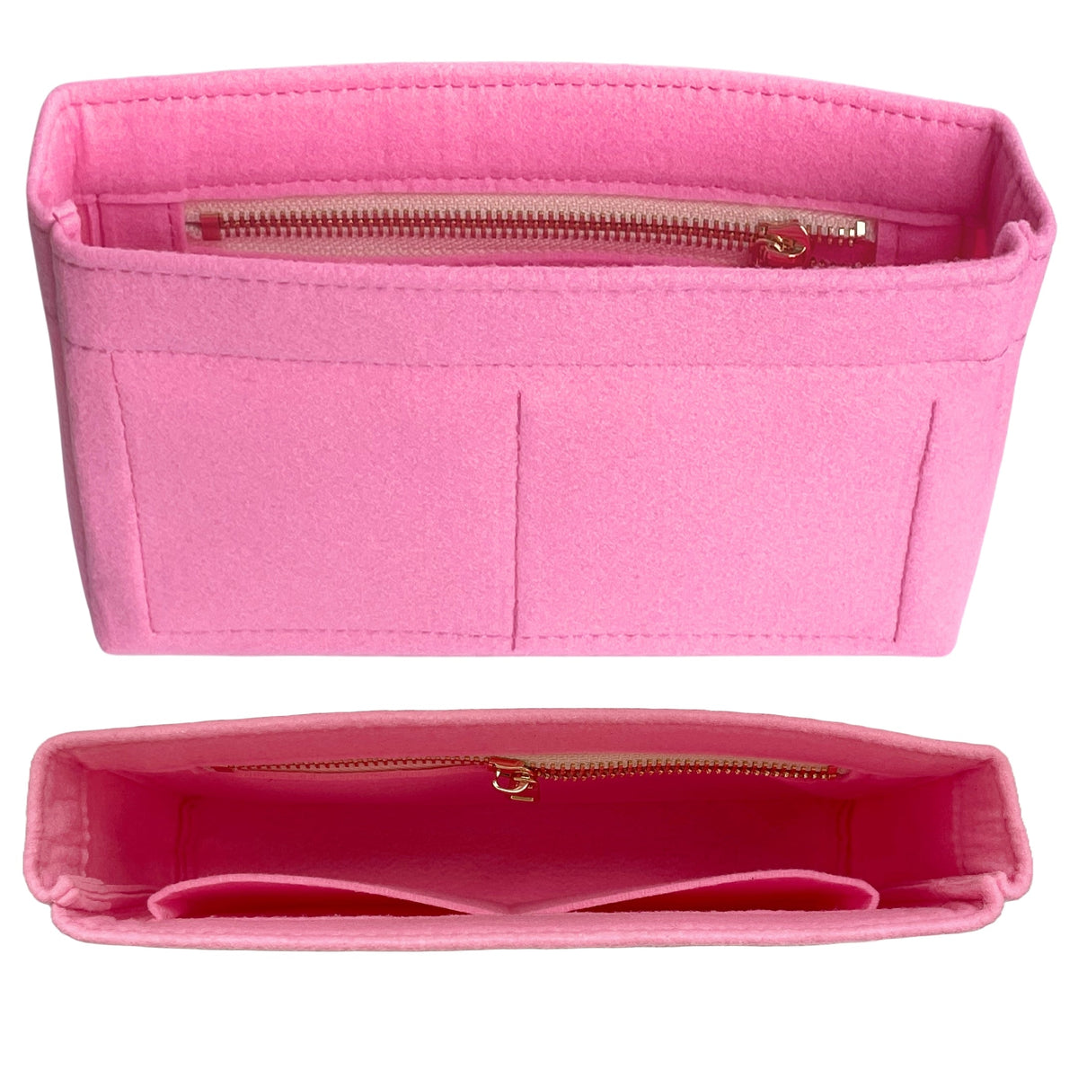 Organizer for [Baguette 1997, Fendi] Bag Insert (Felt, Slim with Zip Pocket) Rovelle Bags