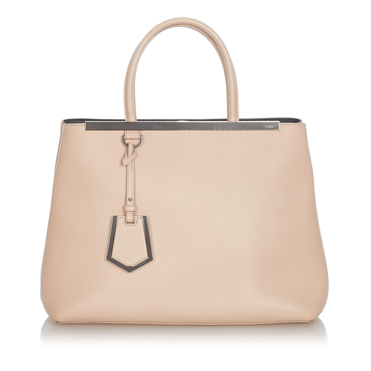 Fendi 2Jours Leather Handbag (SHG-22872) Rovelle Bags