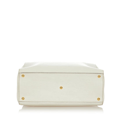 Fendi 2Jours Leather Satchel (SHG-23583) Rovelle Bags