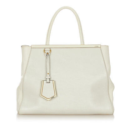 Fendi 2Jours Leather Satchel (SHG-23583) Rovelle Bags