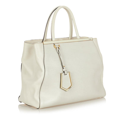 Fendi 2Jours Leather Satchel (SHG-23583) Rovelle Bags