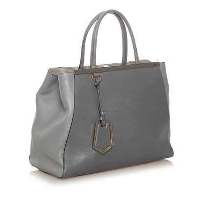 Fendi 2Jours Leather Satchel (SHG-27958) Rovelle Bags