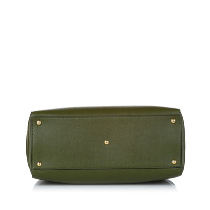Fendi 2Jours Leather Satchel (SHG-30030) Rovelle Bags