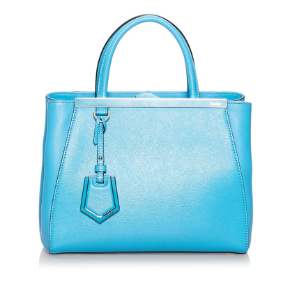 Fendi 2Jours Leather Satchel (SHG-30664) Rovelle Bags
